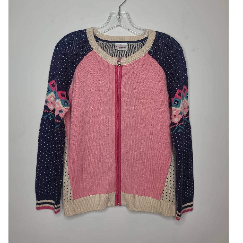 NWT Hanna Andersson zip front sweater jacket - size 160 / 14-16